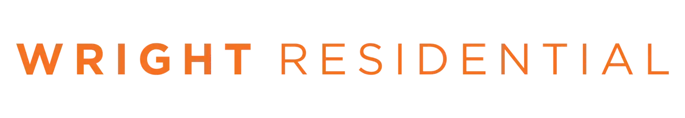 Wright Residential Logo In Orange